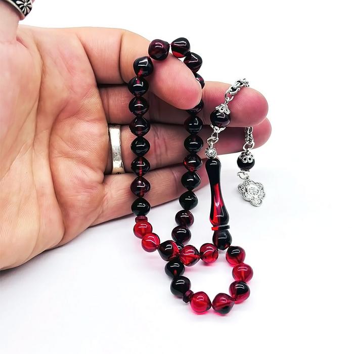 Renk Hareli Şalgam Kesim Sıkma Ateş Kehribar Tesbih