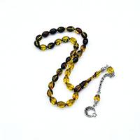 Renk Hareli Sıkma Ateş Kehribar Tesbih