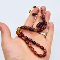 Renk Hareli Sıkma Ateş Kehribar Tesbih