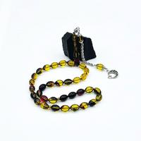 Renk Hareli Sıkma Ateş Kehribar Tesbih