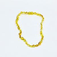 Şeffaf Orijinal Sertifikalı Bebek Damla Kehribar Kolye