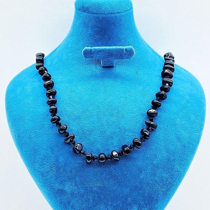 Sertifikalı Orijinal Oltu Taşı Kolye