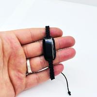 Usta İşçilikli İsimli Örgülü Sertifikalı Oltu Taşı Bileklik