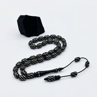 Usta İşçilikli Sistemli Çeşmi Bülbül İşlemeli Erzurum Oltu Taşı Tesbih