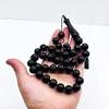 15 x 15 Mm Kumpaslı Sade Erzurum Oltu Taşı Tesbih