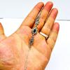 Zirkon Oltu Taşı İşçilikli 925 Ayar Gümüş Bileklik
