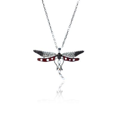 925 Ayar Gümüş Sinek Model Kolye