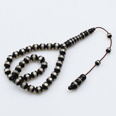 Alpaka Sarmal Siyah Kuka Tesbih