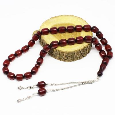 Eski Usul Kapsül Sıkma Kehribar Tesbih