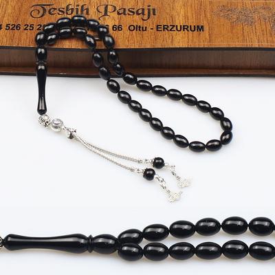 Sade Beyzi Kesim Orijinal Oltu Taşı Tesbih