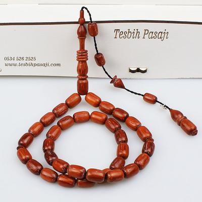 Sistemli Halka İmameli Poduk Ağacı Tesbih (8 x 12 mm) TP001561