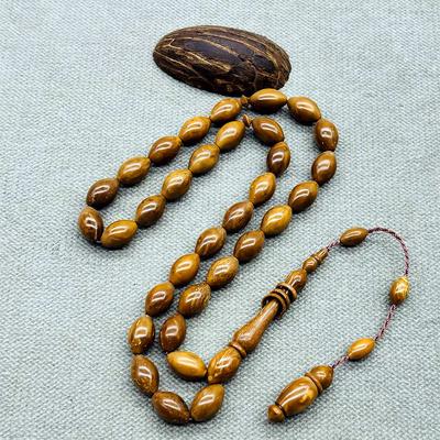 Halkalı İmameli Beyzi Kesim Kuka Ağacı Tesbih 