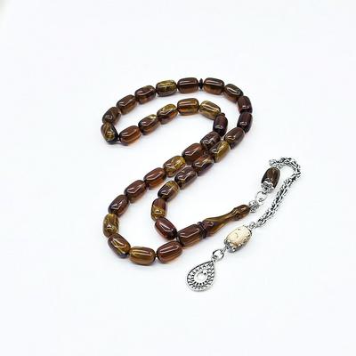 Kapsül Kesim Hareli Sıkma Ateş Kehribar Tesbih