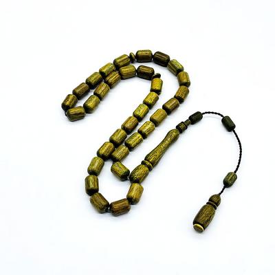 Kapsül Kesim Yeşil Pelesenk Ağacı Tesbih