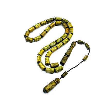 Kapsül Kesim Yeşil Pelesenk Ağacı Tesbih