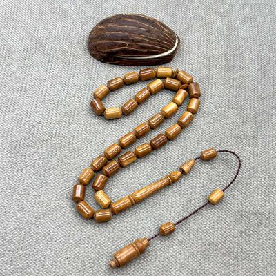Küçük Uçlu Kapsül Model Kuka Ağacı Tesbih 