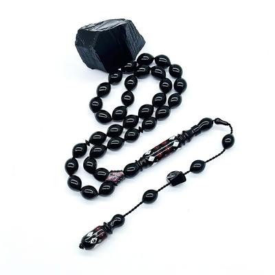 Özel Tasarım İmame İşçilikli Erzurum Oltu Taşı Tesbih