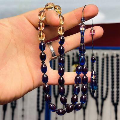 Özel Tasarım Sıkma Ateş Kehribar Tesbih