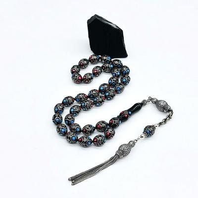 Özel Tasarım Usta İşçilikli Erzurum Oltu Taşı Tesbih