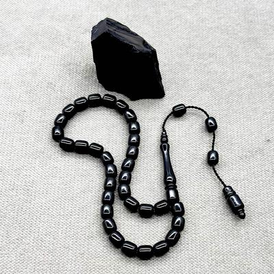 Sistemli Kumpaslı Eskitme Model Erzurum Oltu Taşı Tesbih