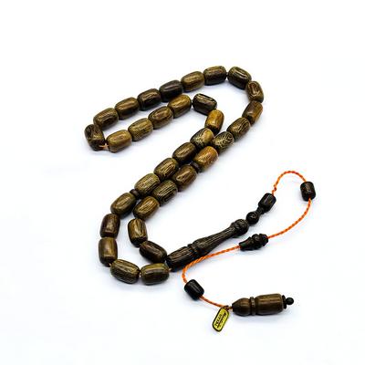 Usta İmzalı Kapsül Kesim Aslan Ağacı Tesbih