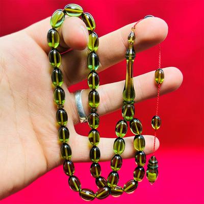 Usta İşçilikli Ateş Sıkma Kehribar Tesbih 2