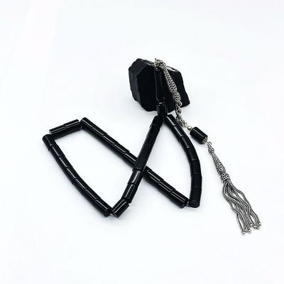 Usta İşçilikli Kesme Model Oltu Taşı Tesbih