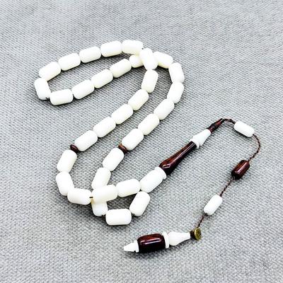 Usta İşçilikli Yılan Ağacı ve Narçıl Ağacı Tesbih