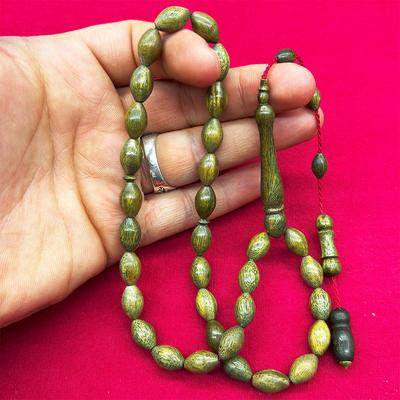 Usta İşi Arpa Kesim Pelesenk Ağacı Tesbih