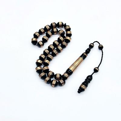 Yuvarlak Model Bronz Sarma Kuka Ağacı Tesbih